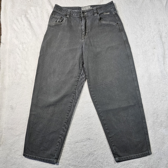 Dime Other - DIME - Baggy Denim Pants Dark Gray Size 30.